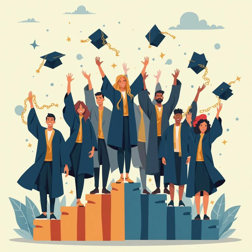 Icono de estudiantes empoderados